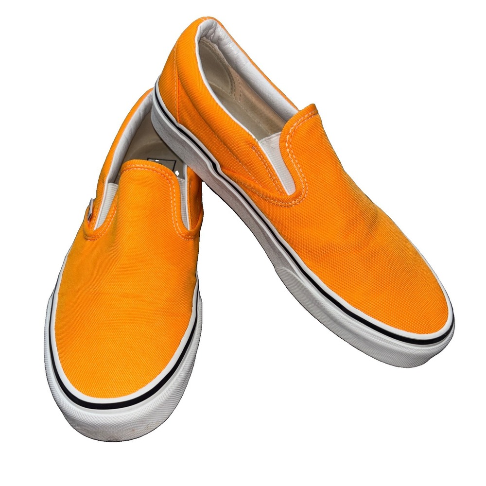 Vans Unisex Classic 508731 Orange Casual Shoes Sneakers Size M 8 W 9.5